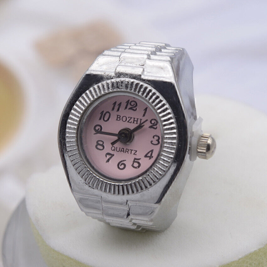 Mini Jewelry Finger Watch Men And Women Personality Ring Ring Watch New Unbranded Does not apply - фотография #2