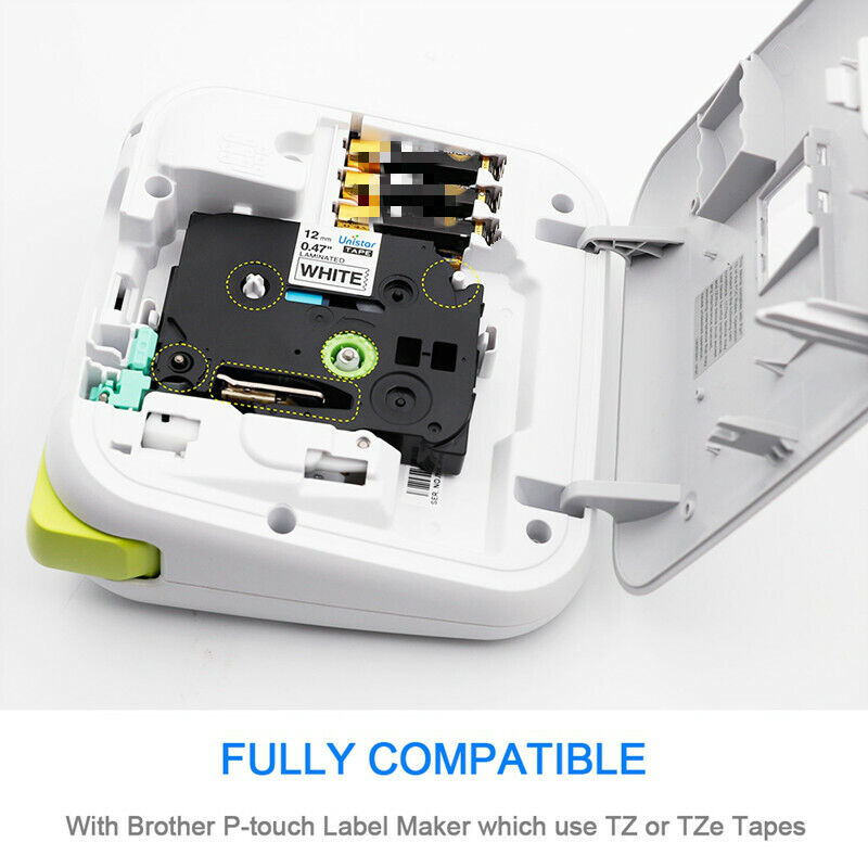 TZ-231 TZe-231 PT-D210 5 Pk Compatible Label Maker Tape 12mm for Brother P-Touch Freshworld TZE-231-431-531-631-731-5 - фотография #5