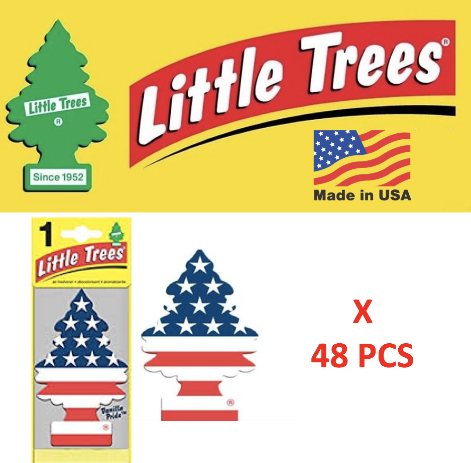 Freshener  Vanilla Pride 10945 Little Trees MADE IN USA Pack of 48 Little Trees U1P-10945
