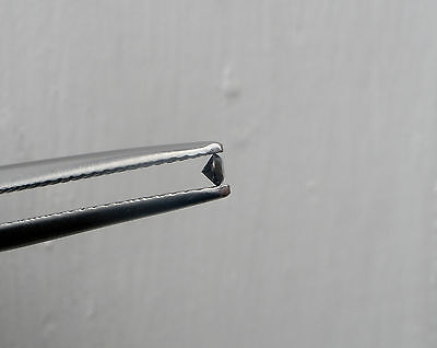 Natural Black diamond loose faceted round 1.5mm pinnaclediamonds - фотография #6
