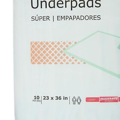 120 McKesson Super Moderate Absorbency Adult Bed Pad Disposable Underpads 23x36” McKesson UPMD2336 - фотография #6