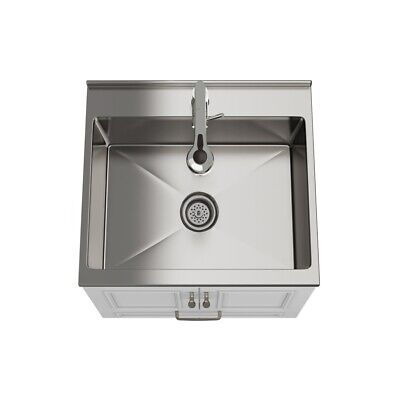 Simpli Home Cardinal Transitional 24"Laundry Cabinet Faucet Stainless Steel Sink Без бренда AXCLDYCAR24-SS - фотография #3