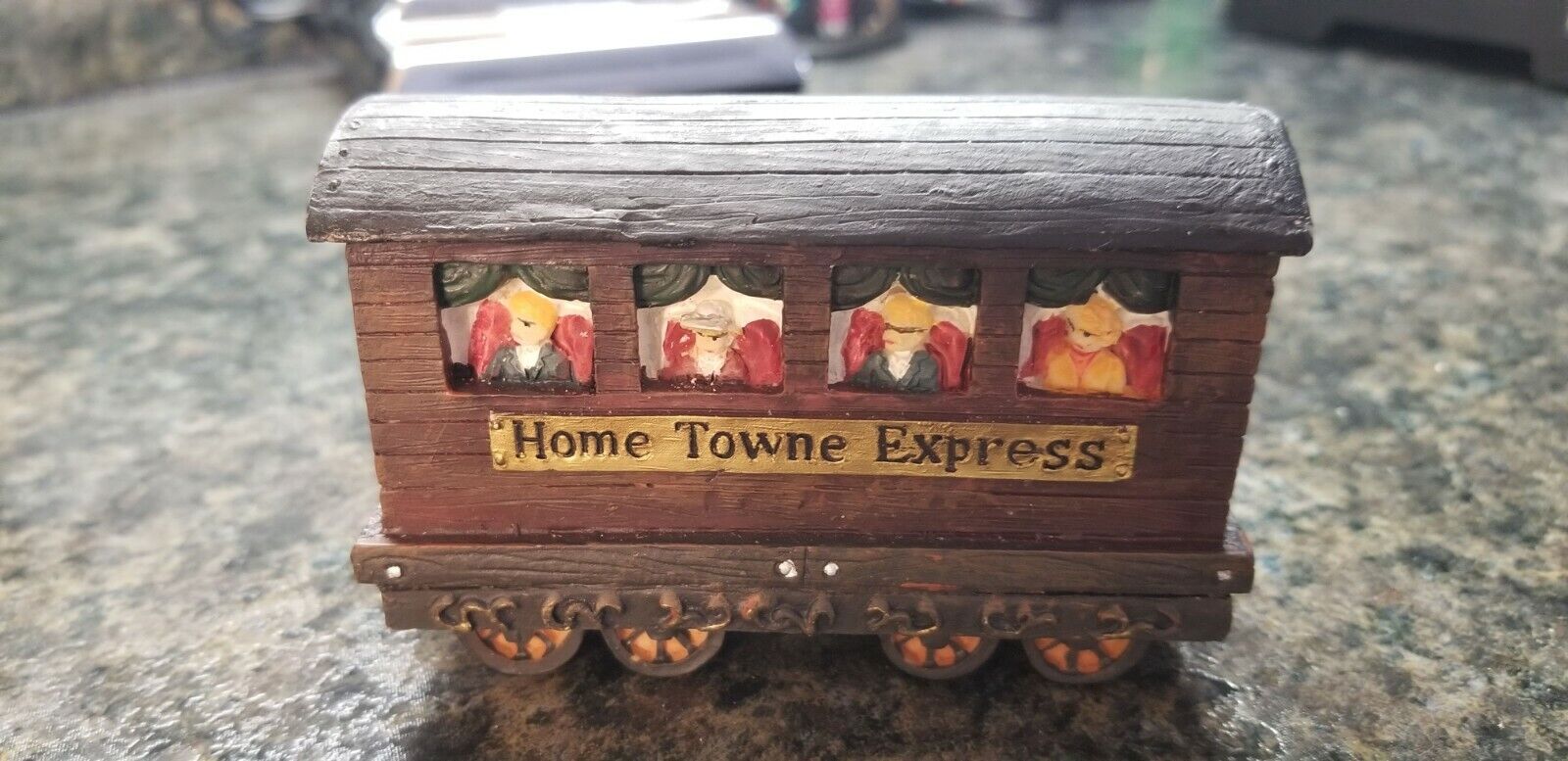 Vintage JCPenney 1998 Home Towne Express 6 Piece Christmas Train Set IOB JCPenney - фотография #11