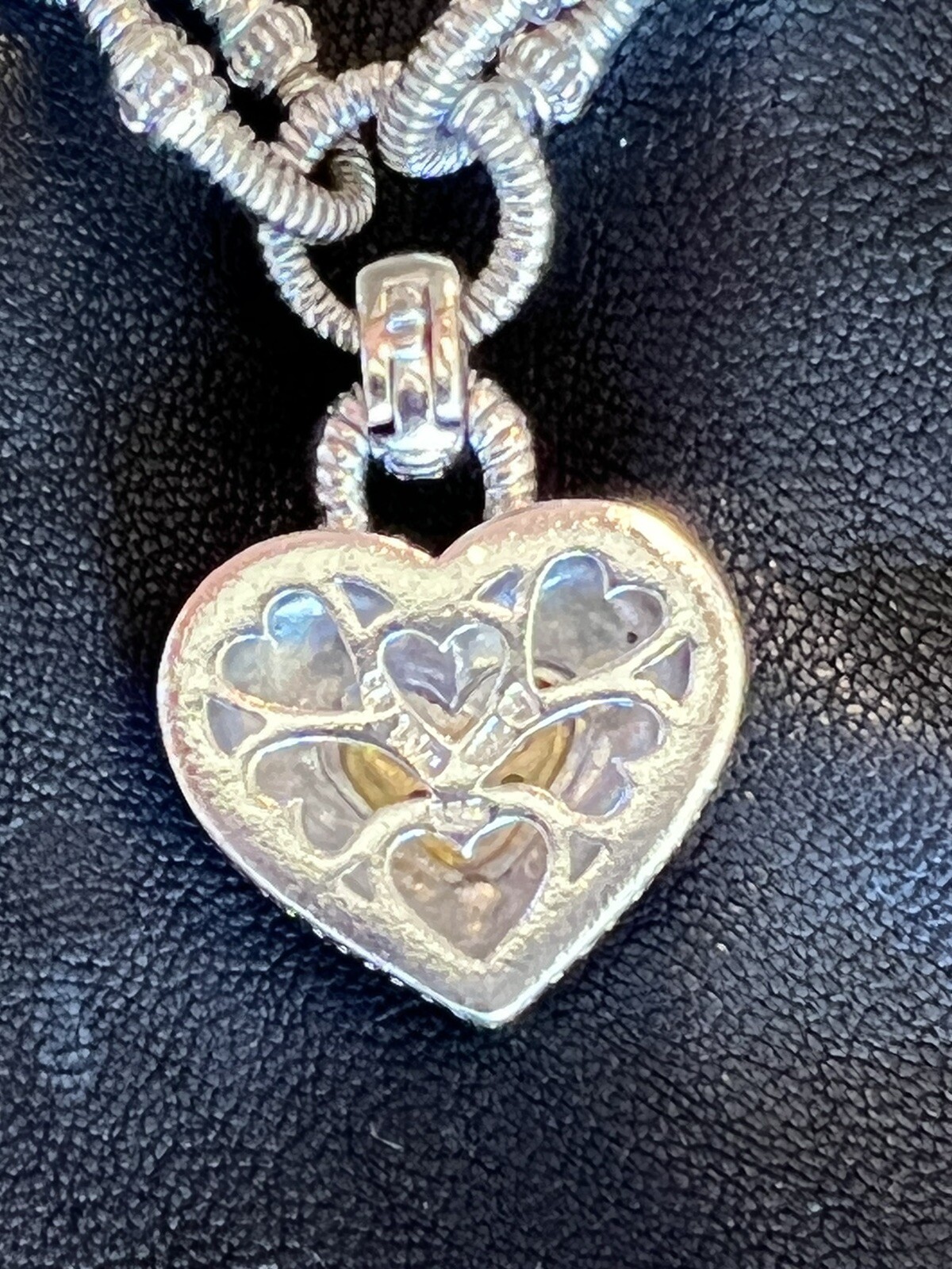 Judith Ripka Diamond Puff Heart, 14k Gold Pendant & Charm Bracelet Judith Ripka - фотография #8
