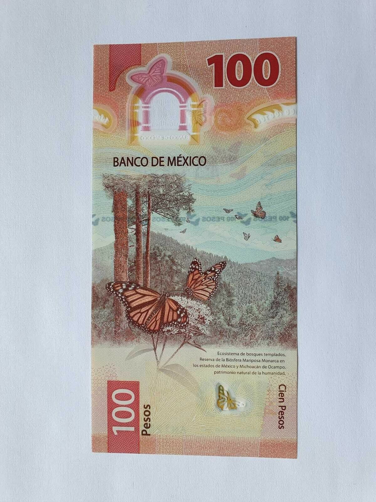 BANKNOTES MEXICO SET W/3 PIECES 20, 50, 100 PESOS (MADE OF POLYMER) 2021 EDITION Без бренда - фотография #8