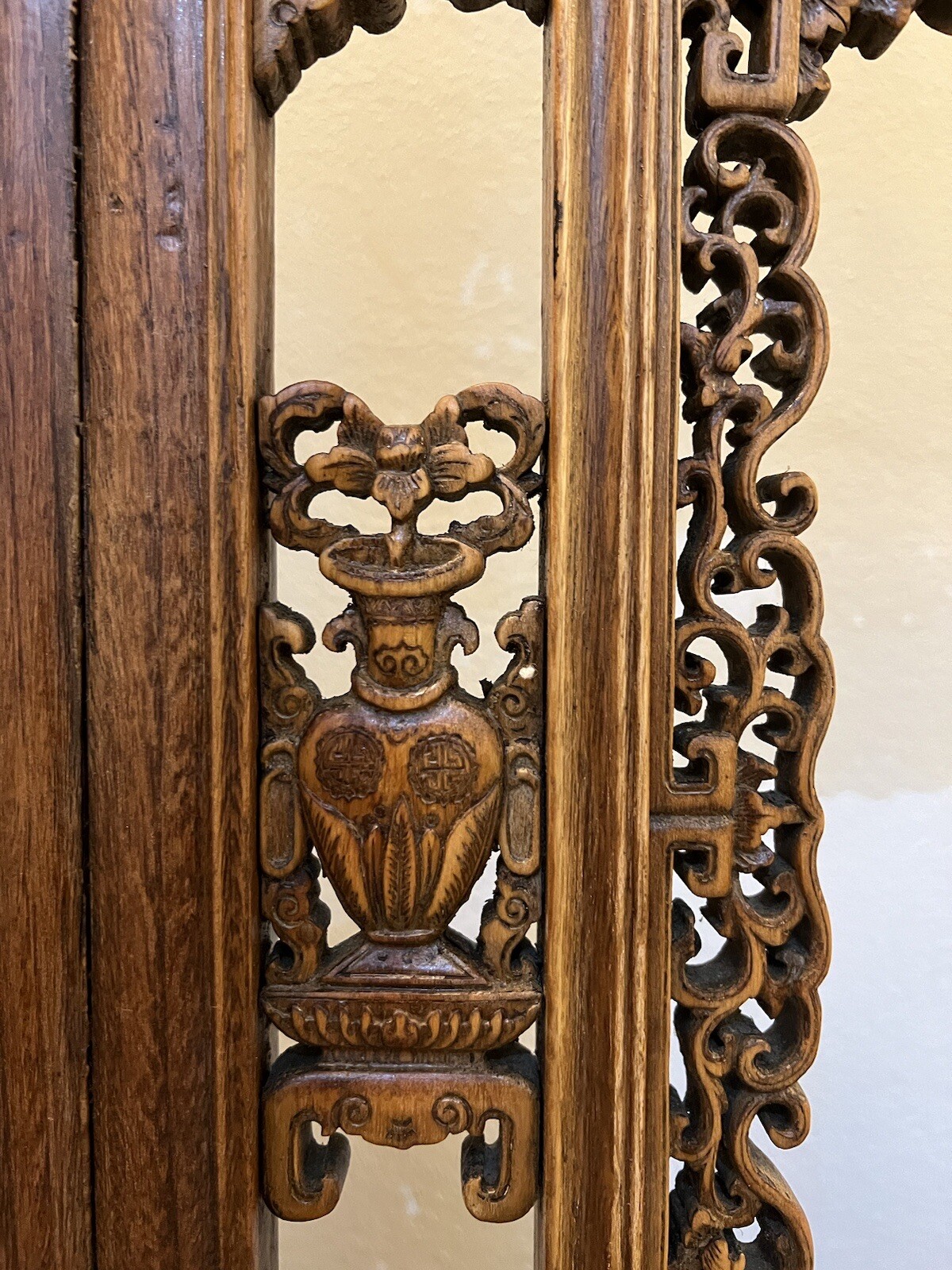CHINESE HARDWOOD SCREEN HAND CARVED ORIENTAL FURNITURE Без бренда - фотография #11