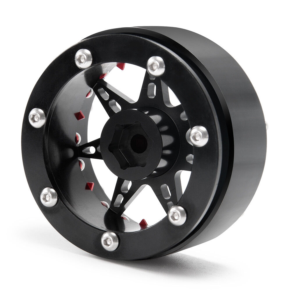 4PCS 2.2" Metal Beadlock Wheel Rims for 1/10 RC Crawler Wraith TRX-4 D90 SCX10 Unbranded Does Not Apply - фотография #7