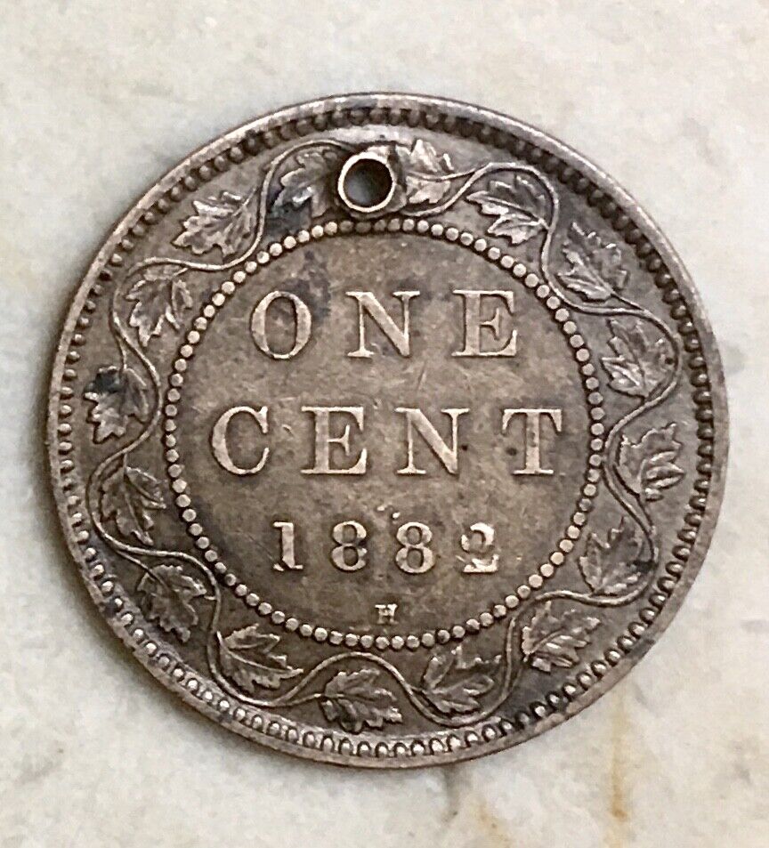 1859 - 1882-H CANADA ONE CENT VICTORIA DEL GRATIA REGINA three copper large cent Без бренда - фотография #4