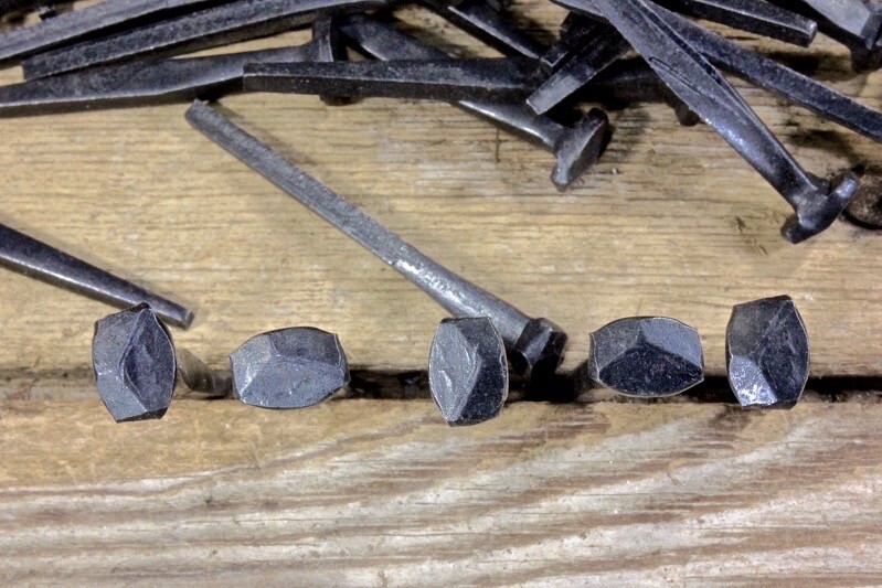 2" Rose head 20 nails antique square wrought iron vintage rustic Decorative look Без бренда - фотография #3