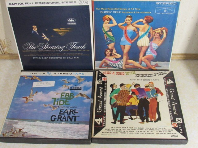 ( 4  ) GEORGE SHEARING - BUDDY COLE - EARL GRANT - KNUCKLES O TOOLE - 7-1/2 IPS Без бренда