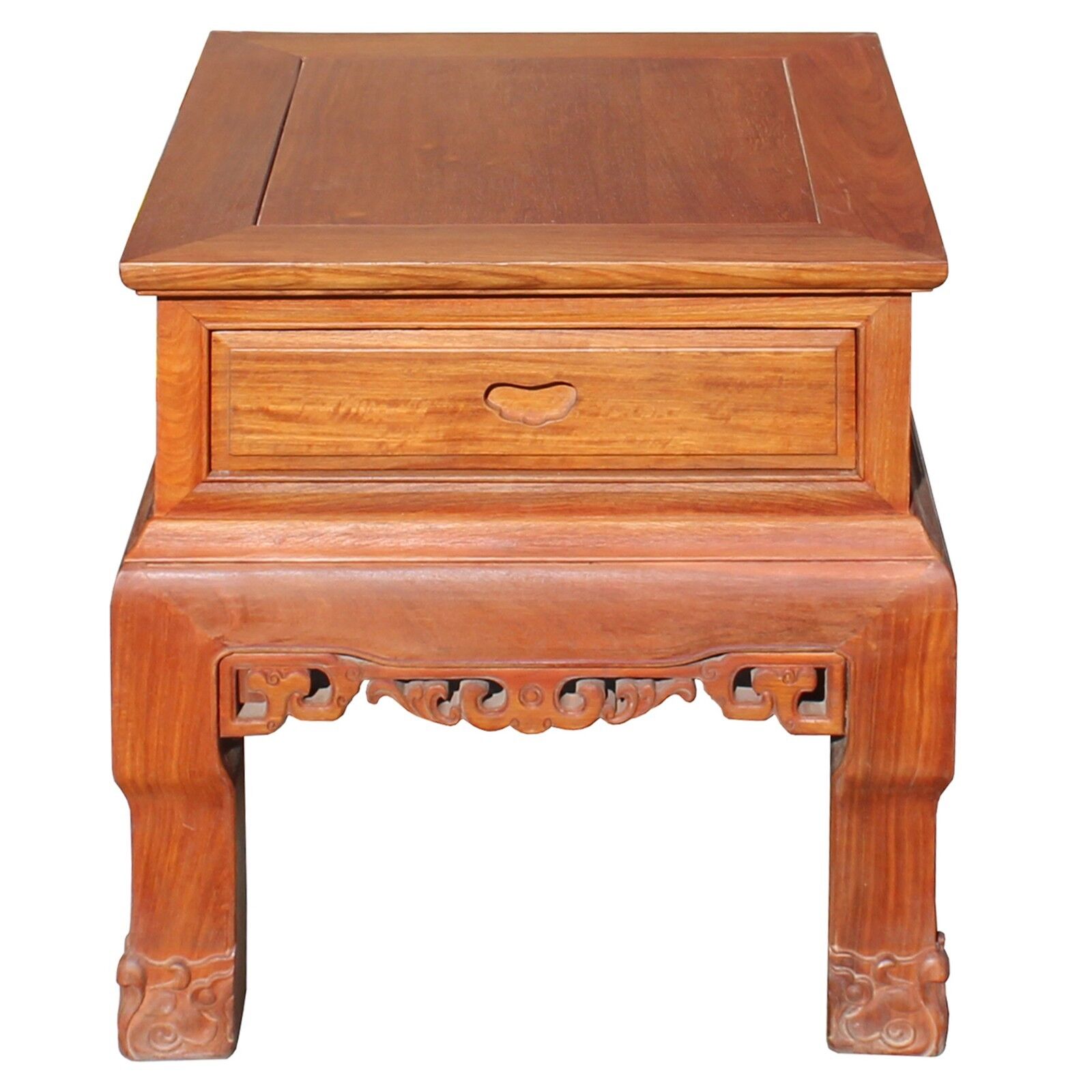 Chinese Oriental Huali Rosewood Plain Side Tea Table Stand cs4595 Handmade Does Not Apply - фотография #2