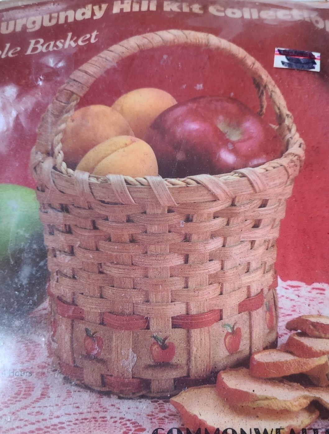 Burgundy Hill Basket Kits Commonwealth MFG  CO Apple Basket NEW Commonwealth Basket - фотография #3