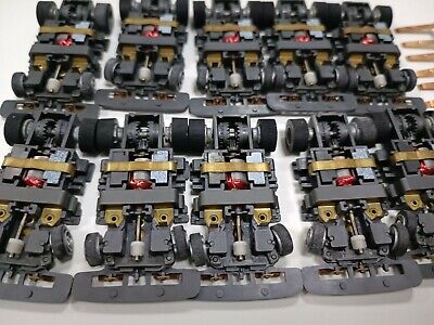 TYCO TCR CHASSIS WIDE LOT OF 10 COMPLETE GREY /10 sets shoes! BRAND NEW. SALE! TYCO tyco TCR - фотография #2