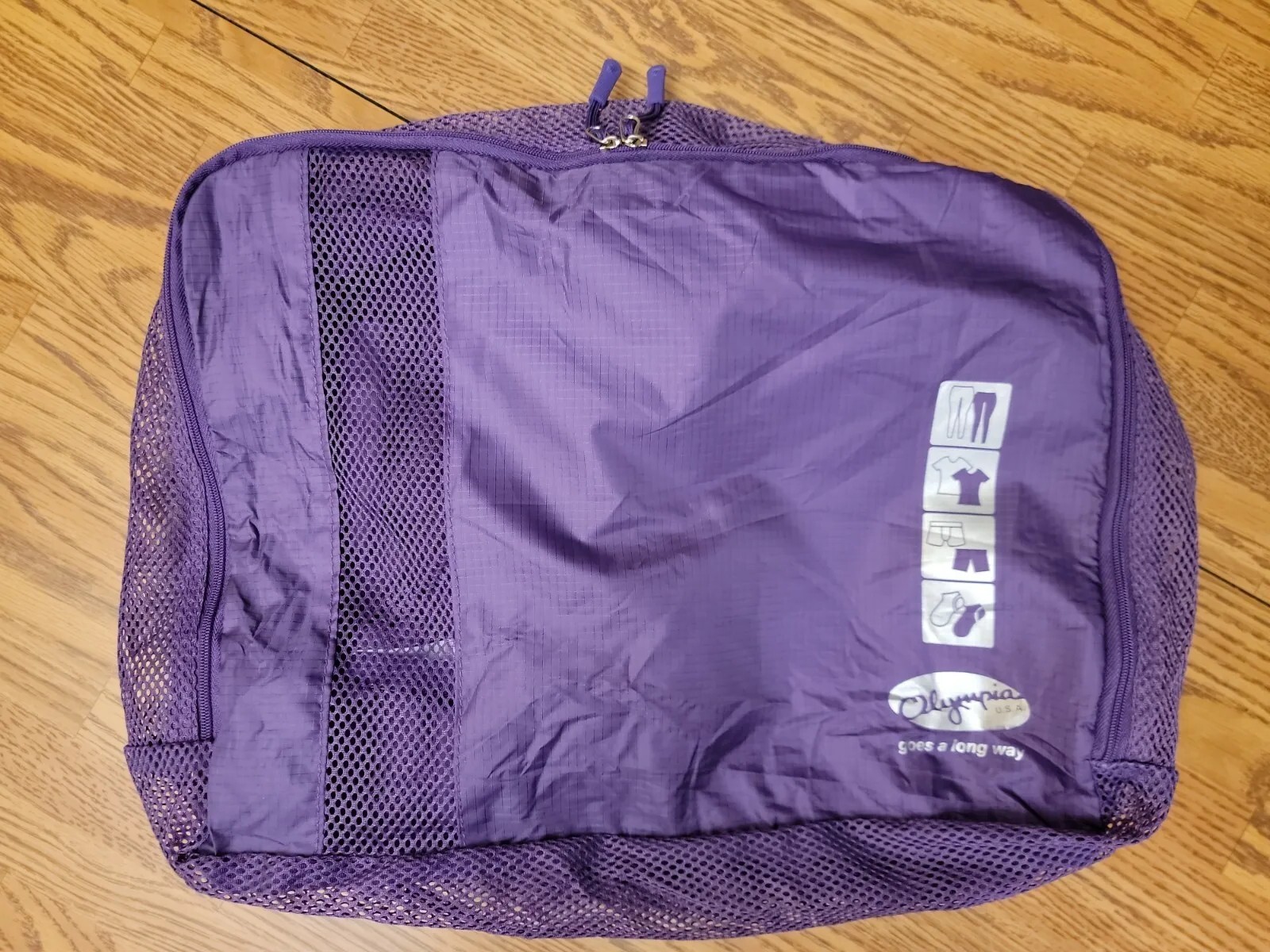 Travel Bags Olympia U.S.A. 3 Piece Packing Pouch Set Purple Travel Bags Olympia - фотография #11