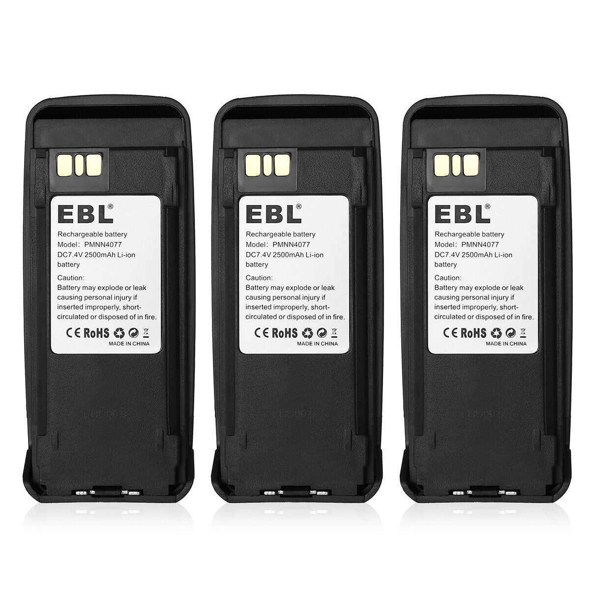 10pc PMNN4077 Li-ion Radio Battery For Motorola XPR6550 XPR6500 XPR6300 XPR6350 EBL - фотография #11