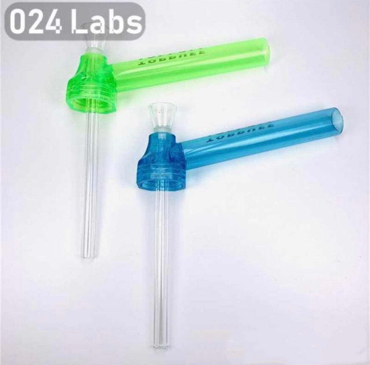 [3Packs Green]  Screw-on Water Bottle Converter Glass Bong Hookah Toppuff - фотография #3