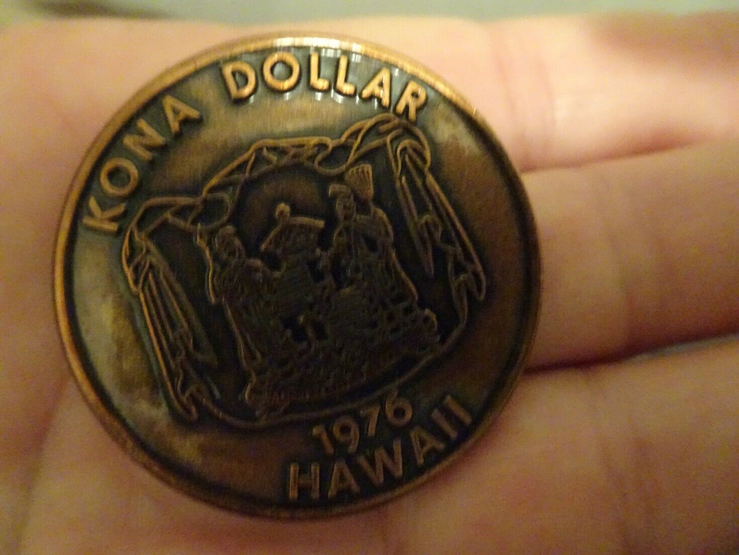 3 Coins 1976 Hawaii Dollar  Chamber of Commerce  without box Pre-owned Vintage Без бренда - фотография #2
