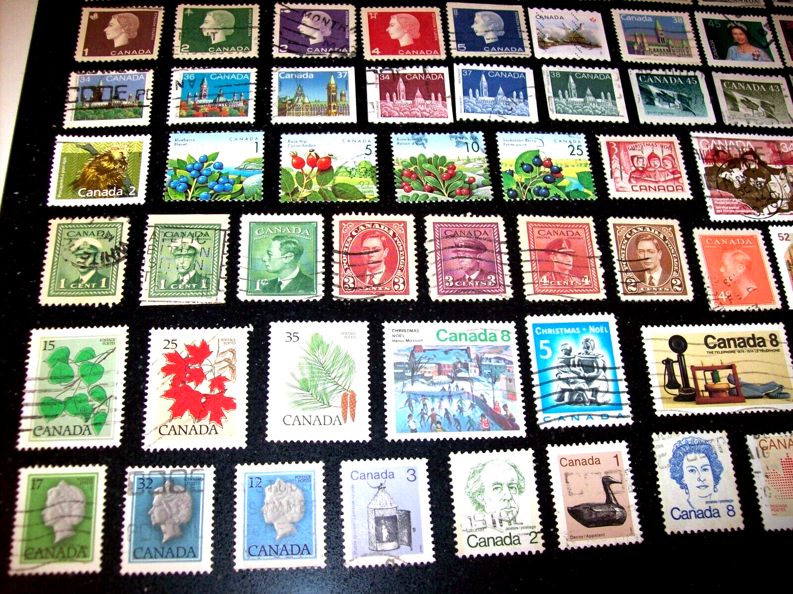 CANADA Stamps Mixed Lot of 91 All Different Never Hinged O P (Free Shipping) Без бренда - фотография #7
