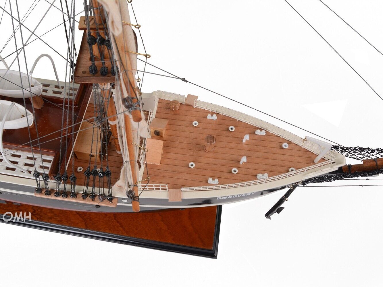 RRS Discovery Antarctic Expedition Steamship SHIP MODEL Wooden Vessel Decoration OMH T202 - фотография #7