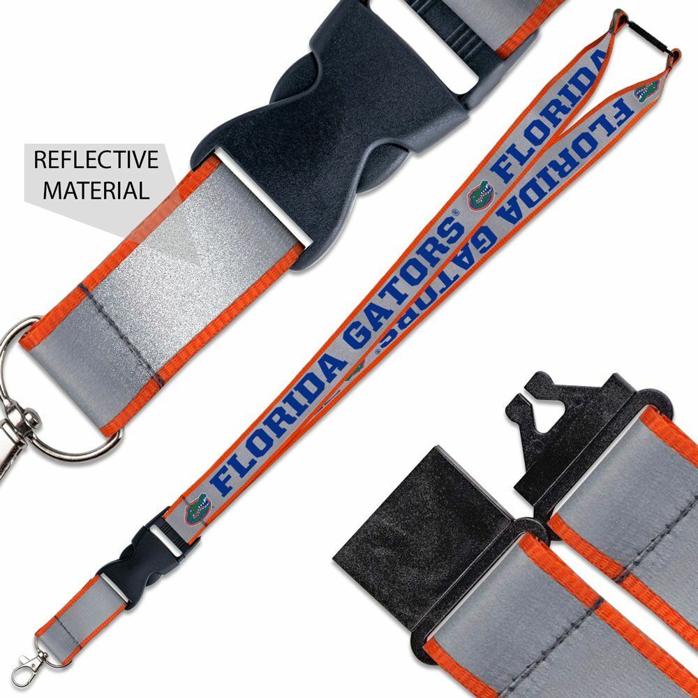 TWO (2) FLORIDA GATORS REFLECTIVE, BREAK-A WAY LANYARDS FROM WINCRAFT Wincraft