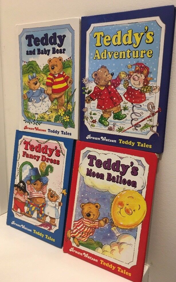 4x BROWN WATSON BOOKS Teddy & Baby Bear &  ADVENTURE & Moon & Fancy HC SPURGEON  teddy tales