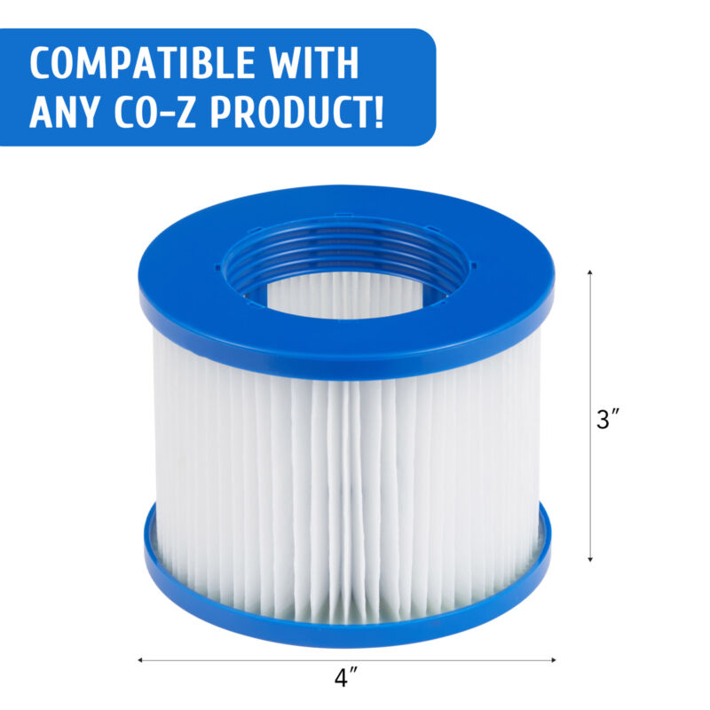 CO-Z 2Pcs Replacement Filters Inflatable Hot Tub Portable Pool Accessories CO-Z Does not apply - фотография #7