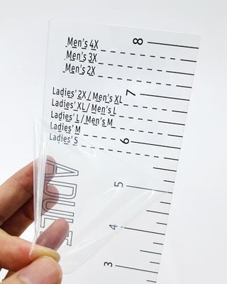 Tshirt Ruler Guide for Vinyl Alignment - Left Chest T Shirt Ruler Alignment T... Karpoulra Does not apply - фотография #5