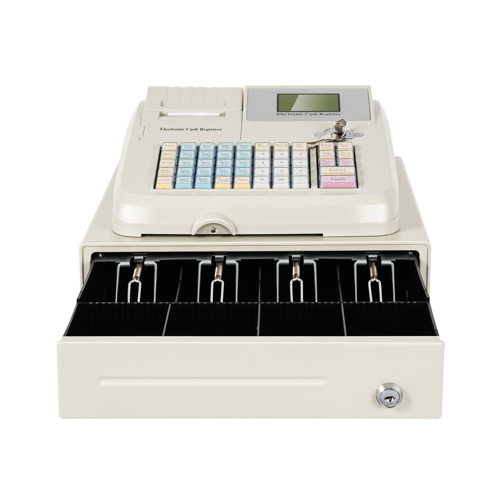 New Digital LED Cash Register with Drawer 48 Keys for Retail Restaurant POS SALE TBvechi Does Not Apply - фотография #7