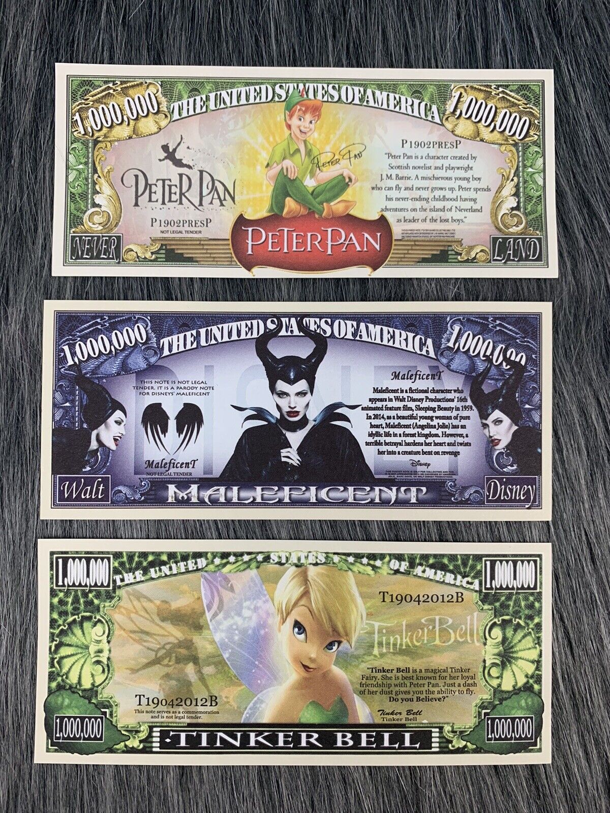 50+ Disney Parody Dollars Mickey & Minnie Mouse Peter Pan Moana Complete Set Lot Без бренда - фотография #10