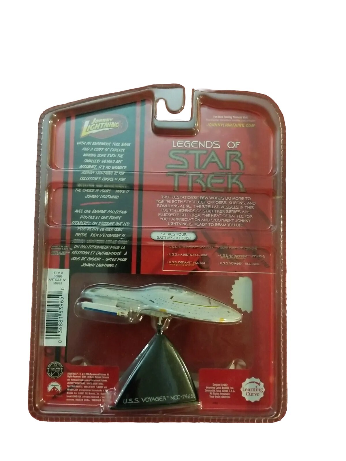 Johnny Lightning Legends of Star Trek Series 4: BattleStations! - Set of 6 Johnny Lightning - фотография #14