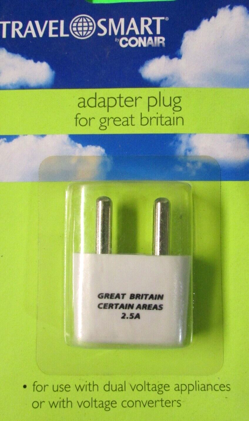 (3) COUNT Travel Smart by Conair Adapter Plug N S America G Britain UK/NS Ameri CONAIR-TRAVEL SMART NW3C NW4C NW7C - фотография #2