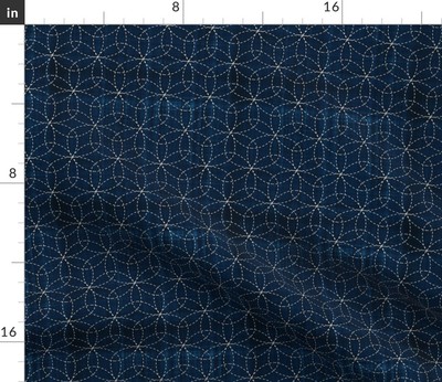 Cocktail Napkins Circles Japanese Traditional Embroidery Geometric Set of 4 Spoonflower 1494534 - фотография #3