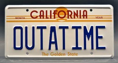 California License Plate Style - Back to the Future - Metal License Plates   Unbranded - фотография #8