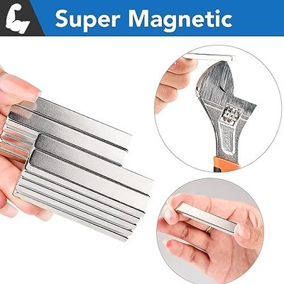 Strong Rare Earth Neodymium Magnets, Heavy Duty Bar Magnets with Double-Sided... E BAVITE - фотография #5