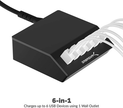 USB 3.0 Extension Cable A Male to A Female Black 6 Feet 60 Watt 12 Amp 6 Port Unbranded B08SP1SDNS - фотография #2