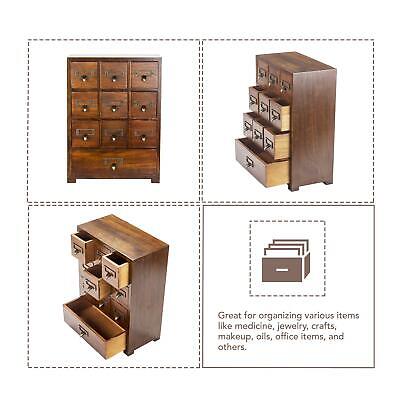 Card Catalog Traditional Solid Wood Small Chinese Medicine Small Curio Cabine... Primo Supply - фотография #7
