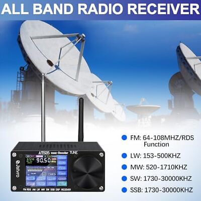 SI4732 Radio Receiver Upgraded 4.17 Version Adds CW WiFi ATS-25MAX-Decoder Camii - фотография #3