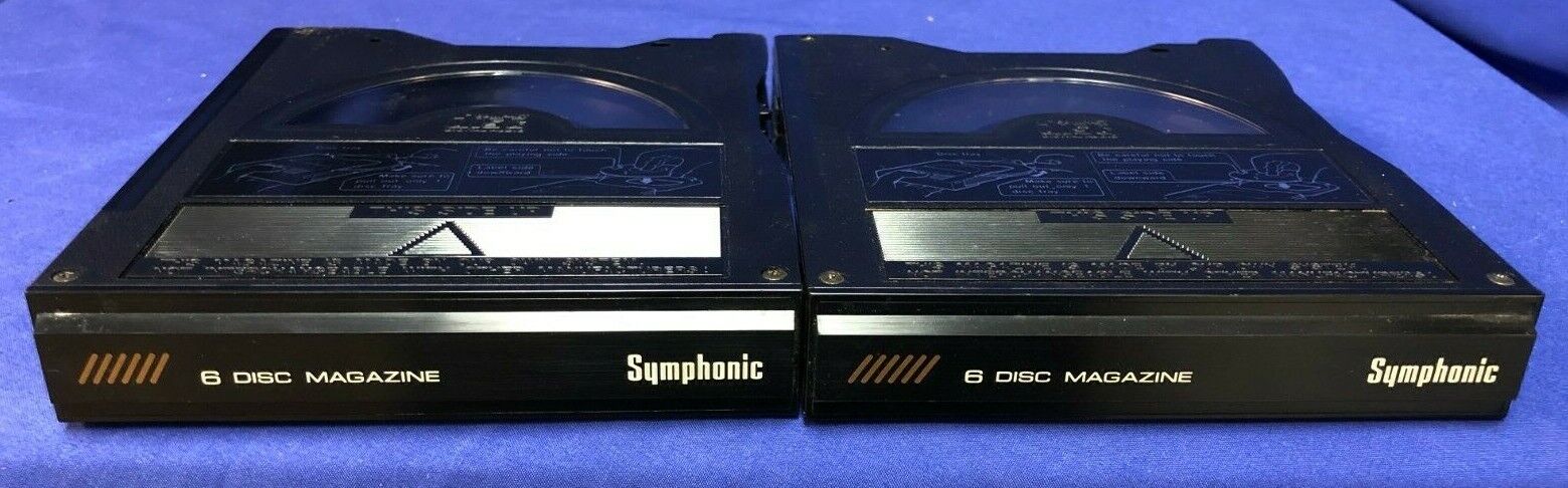 Symphonic 6DM-S, 6-Disc CD Magazines - LOT of 2 - RARE - Pre Owned Symphonic Does Not Apply - фотография #4