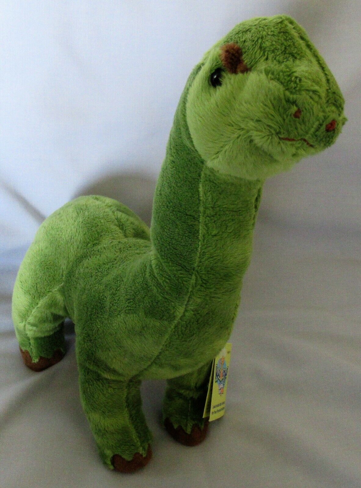 BRACHIOSAURUS - Kookeys Green Dinosaur Plush - 10 VOX - UNUSED CODE - 12" TALL kookeys - фотография #2