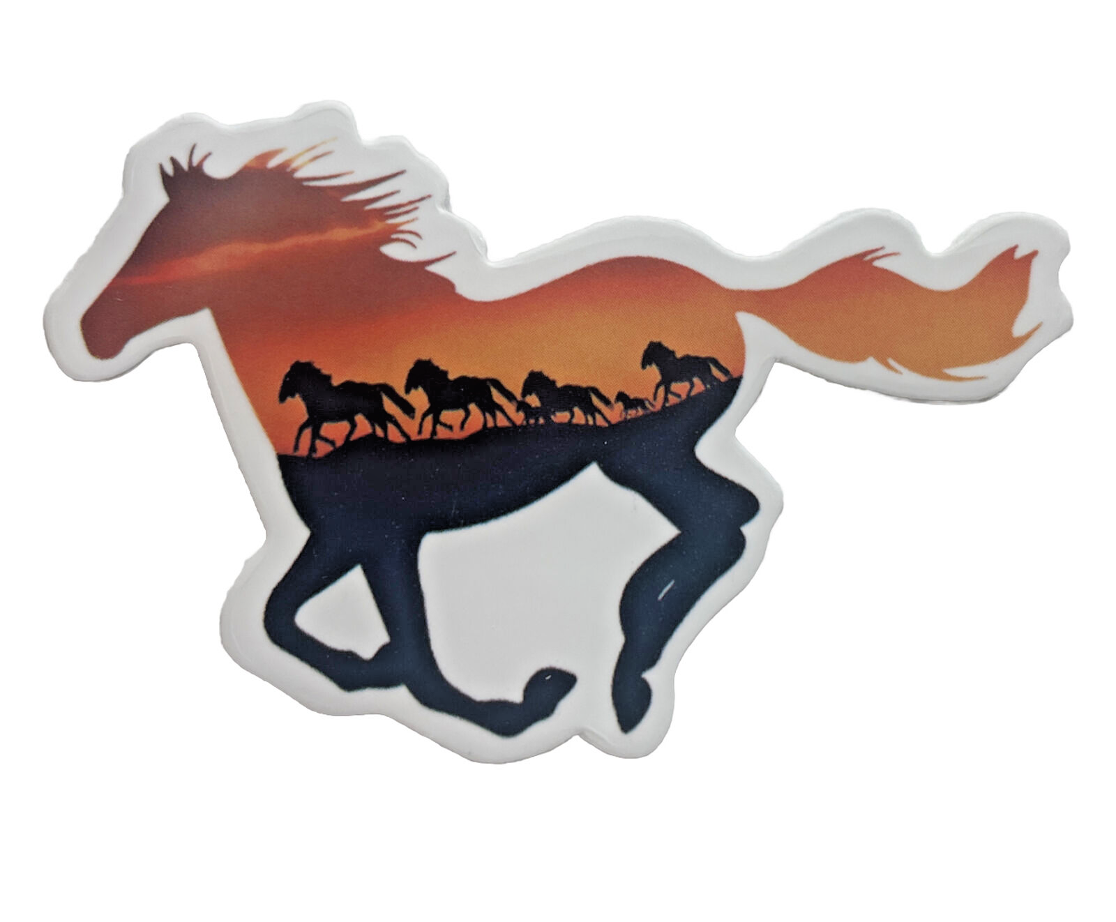 Horse Stickers 15 Pieces Vinyl Waterproof and Durable Multi Color Multi Size NEW Unbranded n/a - фотография #2