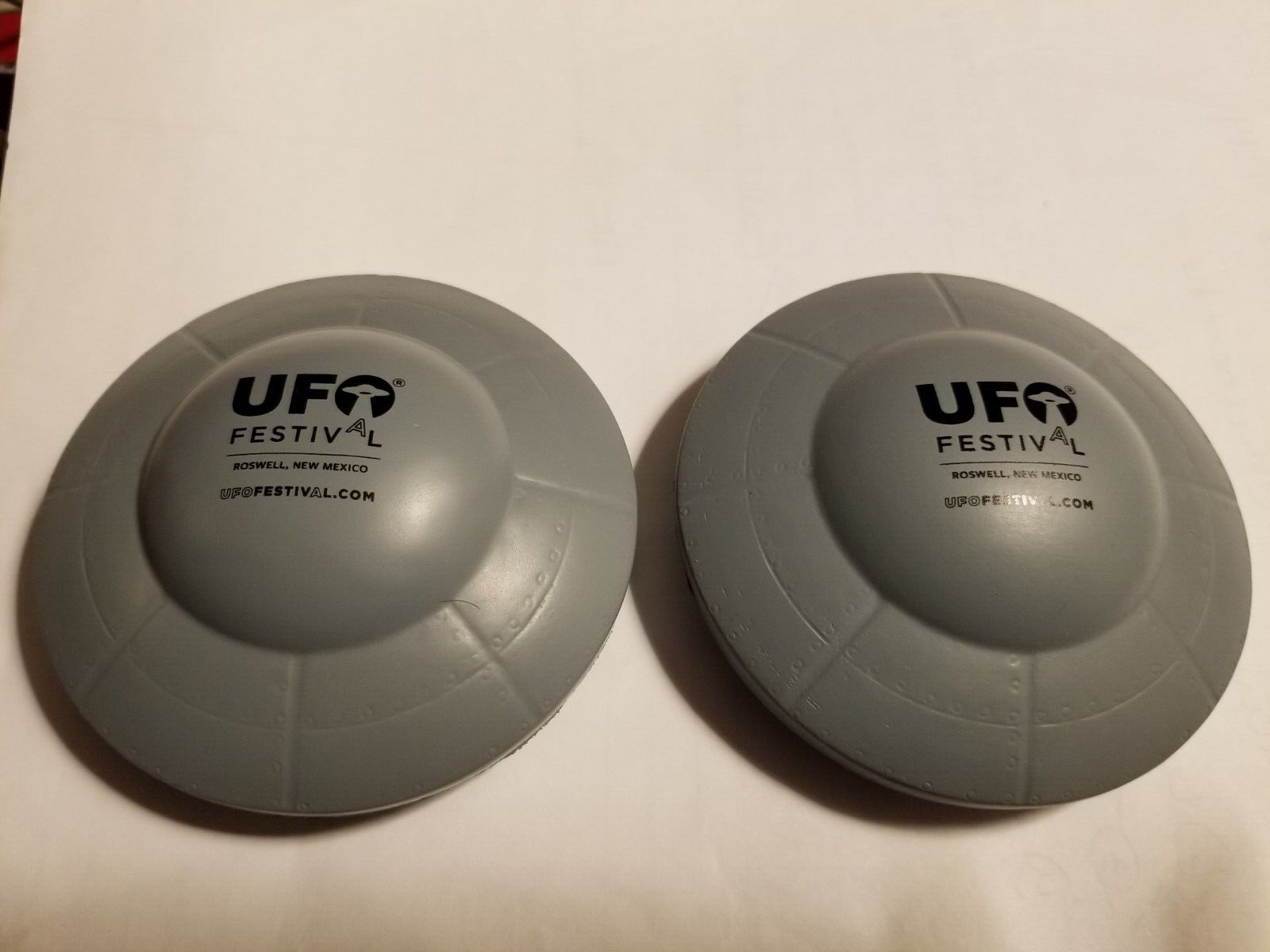 UFO Roswell, New Mexico UFO Festival Spaceships Stress Relief Toys - 2 New! Roswell