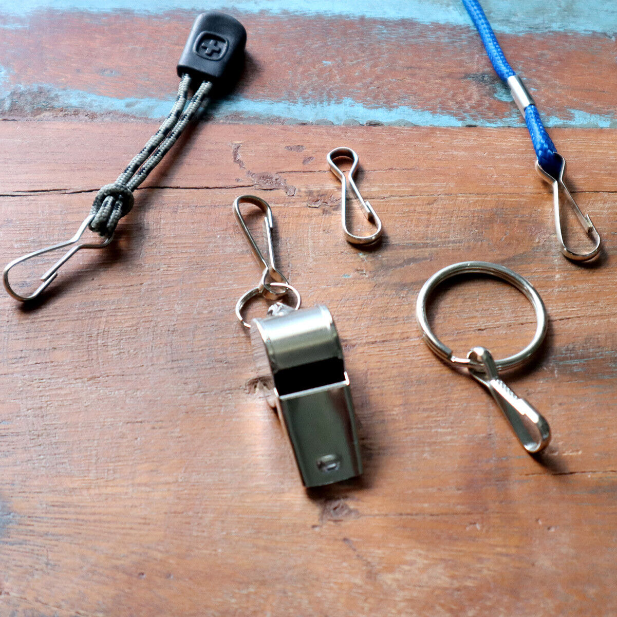 25 Small Metal J Hook Spring Clips for DIY Lanyards & Keychains - 1 1/4 Inch Specialist ID 7743-1020 - фотография #6