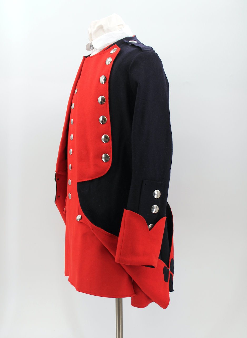 French & Indian War Blue & Red British (American) Provincials Coat - Size Large Без бренда - фотография #10
