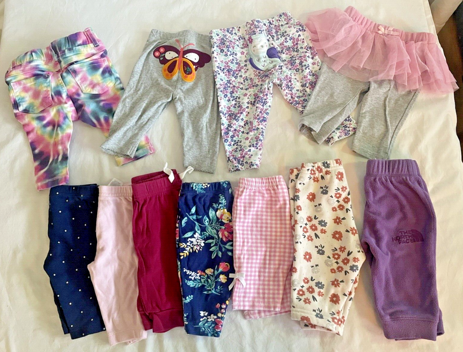 65 Pc 0-3 Mo Baby Girl Clothes + Hats & HeadBands Big Huge Bundle Set Lot Mix - фотография #7
