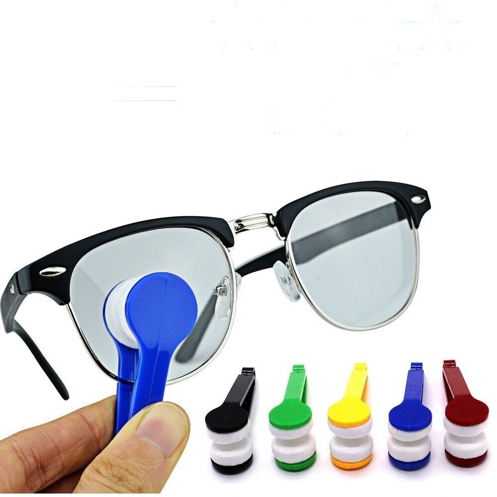 5 Pcs Sun Glasses Eyeglass Cleaner Microfiber Cloth Lens Wipes Cleaning Kit LOT Unbranded N/A - фотография #3