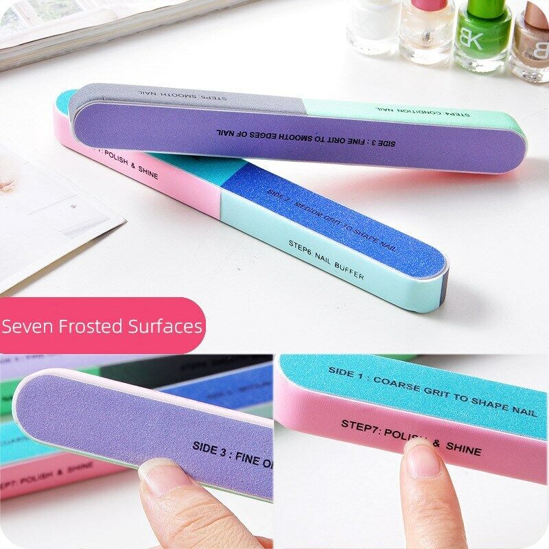 3Pack 7-In-1 Nail File Polish Buffer Shine Manicure Pedicure Polish Sanding Tool Unbranded Does not apply - фотография #5