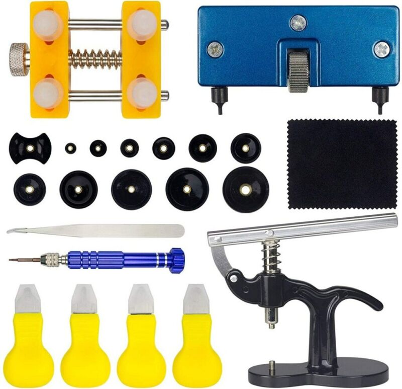 Wacth Repair Kit Bracelet Link Pin Remover Back Case Opener Watch Pess Set Tool Zistel 450-W - фотография #3
