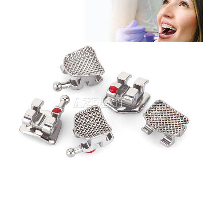 10 Packs AZDENT Dental Orthodontic Metal Brackets Braces Mini Roth.022 Hooks 345 AZDENT TC1340202100 - фотография #2