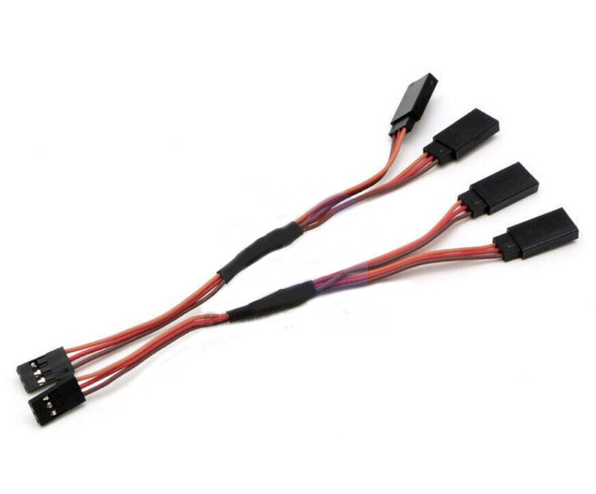 5 PCS 170mm Servo RC Y Style Male to Female JR Cord Extension Splitter Cable Unbranded/Generic Does Not Apply - фотография #3