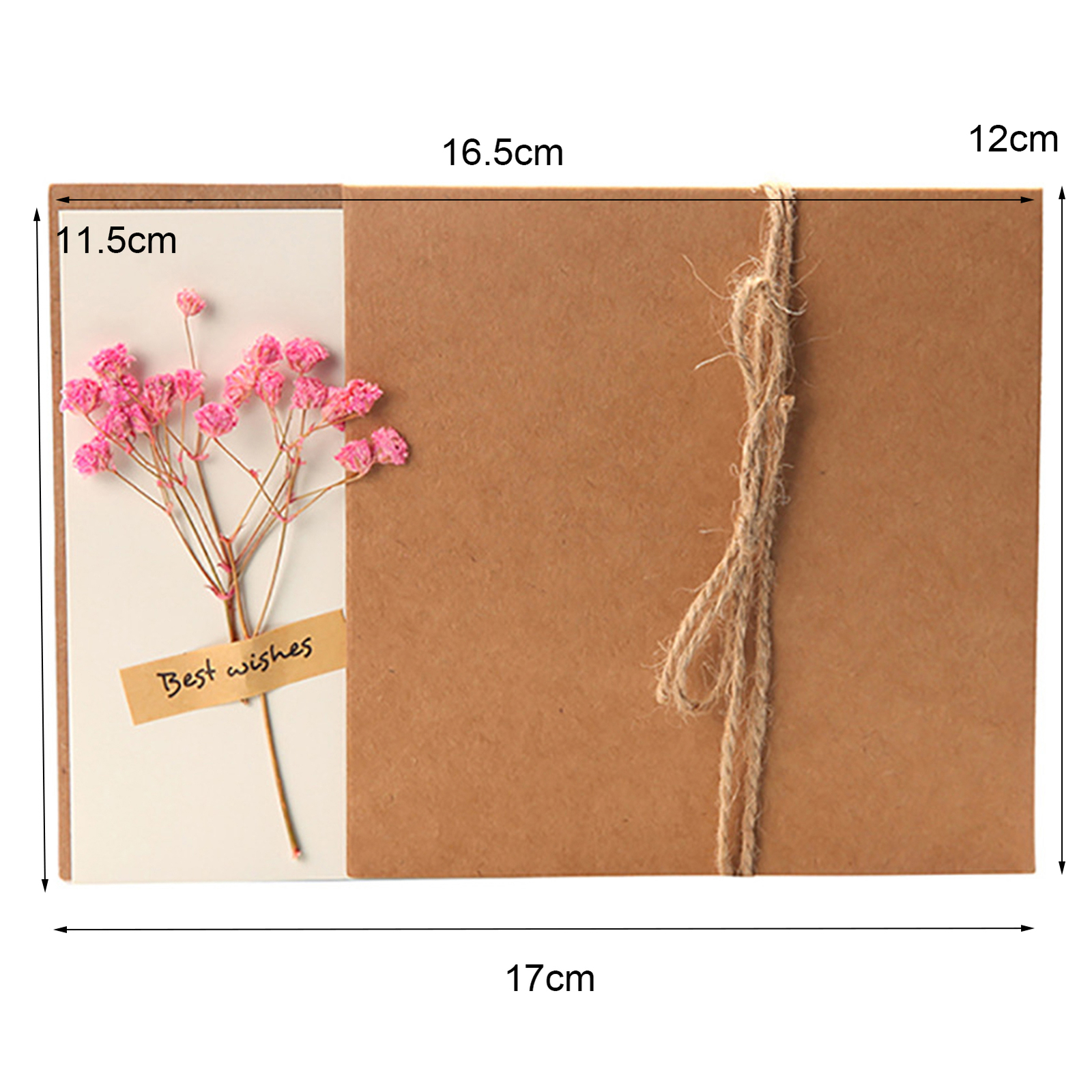 1 Set Valentine's Day Card Eye-catching with Artificial Flower Floral Design Unbranded - фотография #9